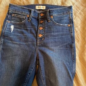 NWOT Madewell 10” High-Rise Skinny Jean Size 27